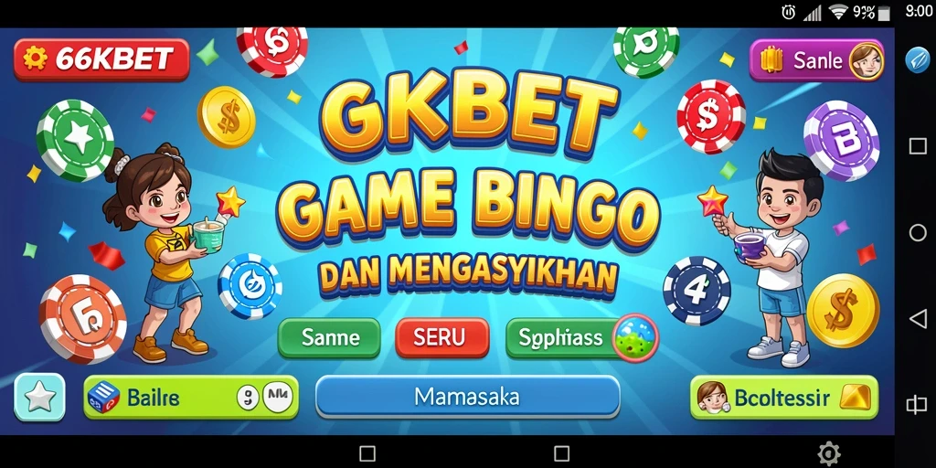Screenshot gameplay Bingo menarik dari 66KBET.