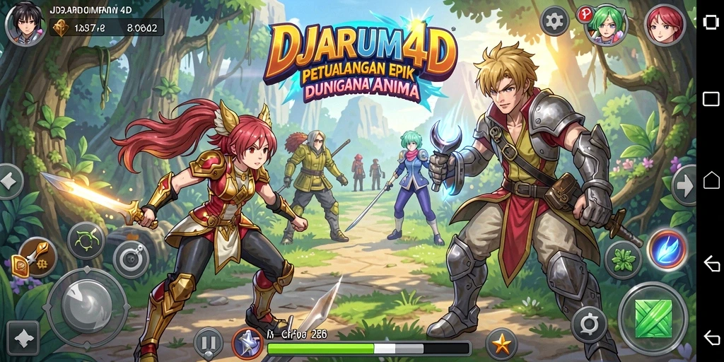 Tampilan menarik gameplay DJARUM4D yang memukau.