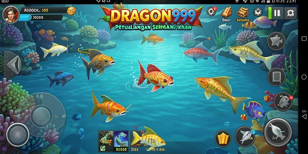 Screenshot gameplay Tembak Ikan yang seru di DRAGON99.
