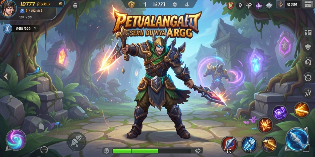 Tangkapan layar gameplay ID777 yang menunjukkan aksi mendebarkan dalam dunia ARPG.