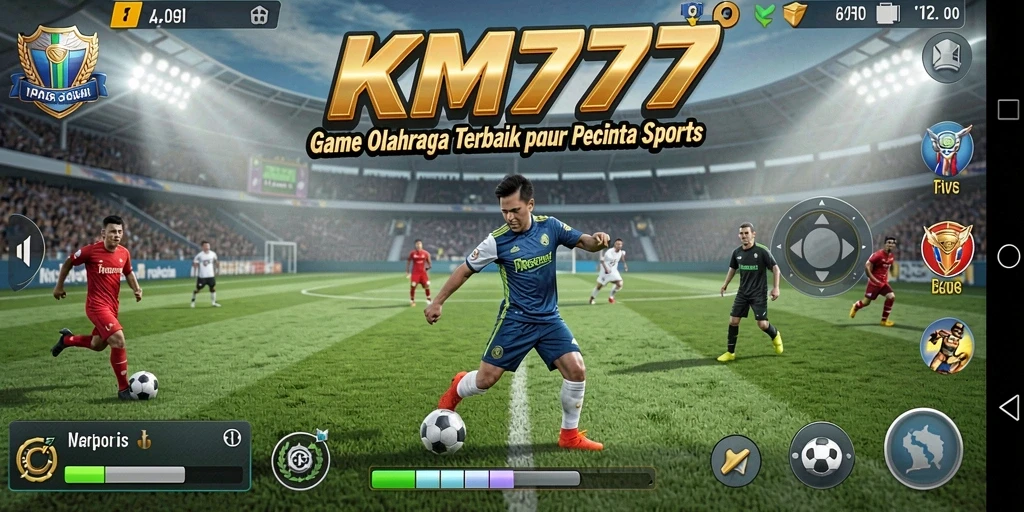 Screenshot gameplay <strong>KM777</strong> yang menunjukkan aksi mendebarkan di lapangan.