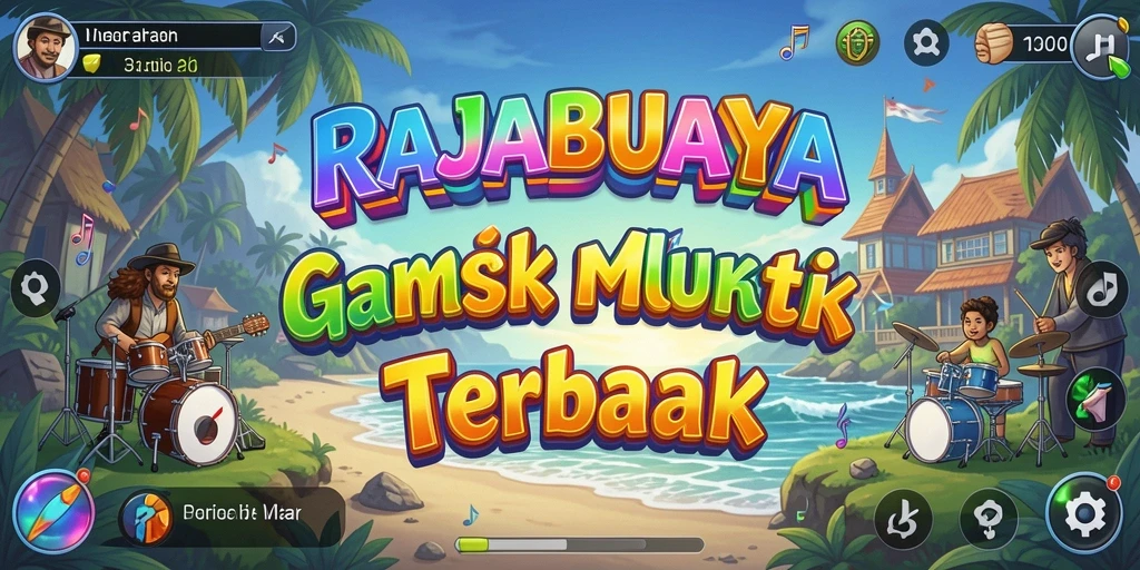 Tampilan gameplay menarik RAJABUAYA yang penuh dengan warna.