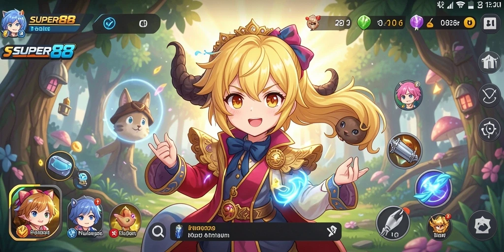 Gameplay SUPER88 dengan grafik Anime yang menawan.